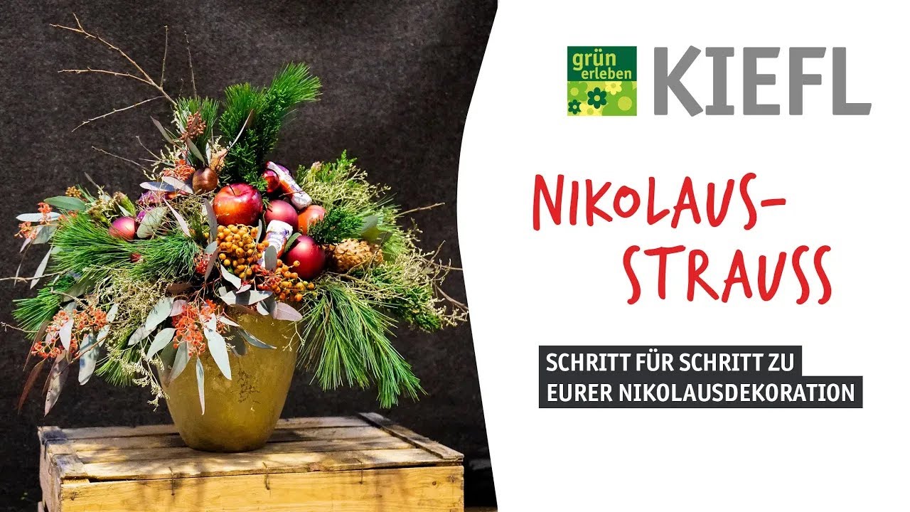 Anleitung: Nikolausstrauß  | DIY Strauß binden