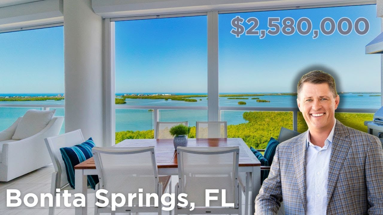 16th Floor High Rise with Designer Furnishings | Seaglass at Bonita Bay Luxury Listing