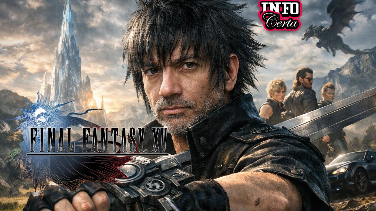 🎮 LIVE DE QUINTA – Foco Total em Final Fantasy XV 🎮