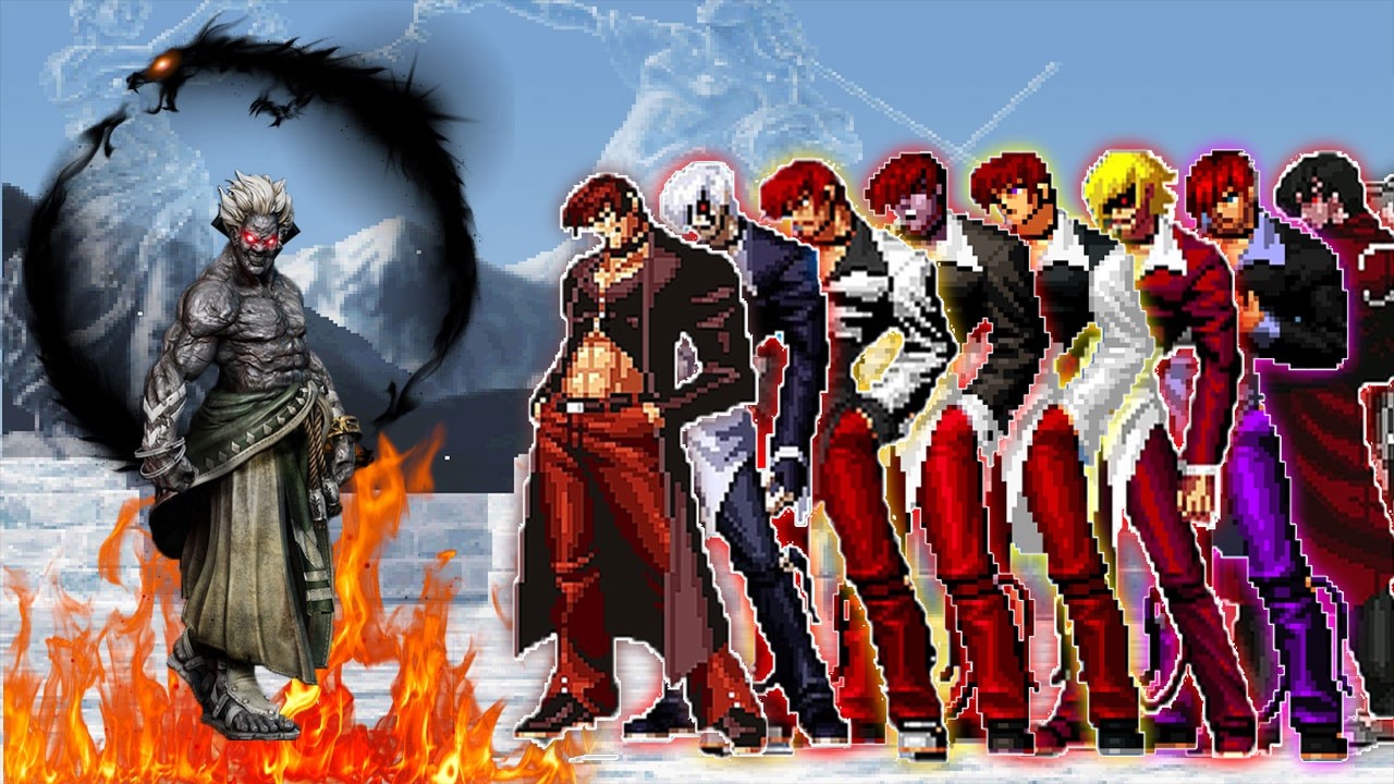 [Mugen KOF] Nightmare Mukai Vs Legend Lord Iori Yagami Team