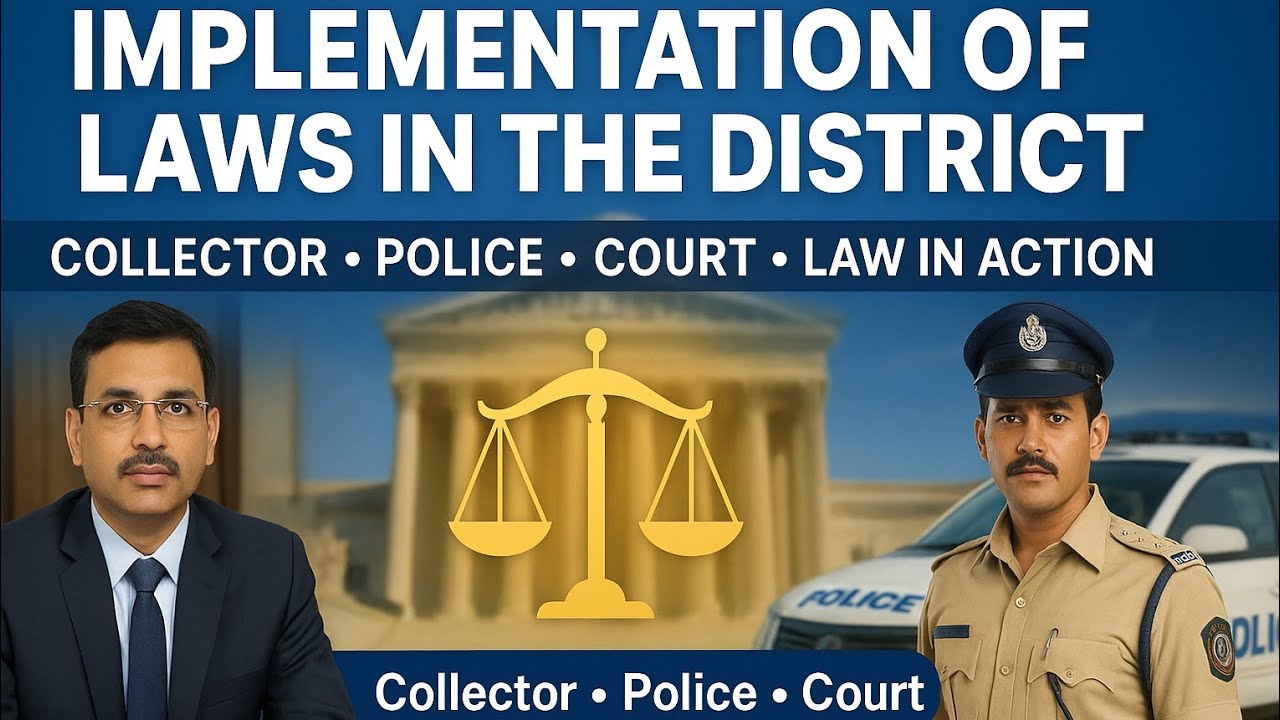 Implementation of Laws in the District | Class 7 Social Studies | Chapter 17 Explanation | Social