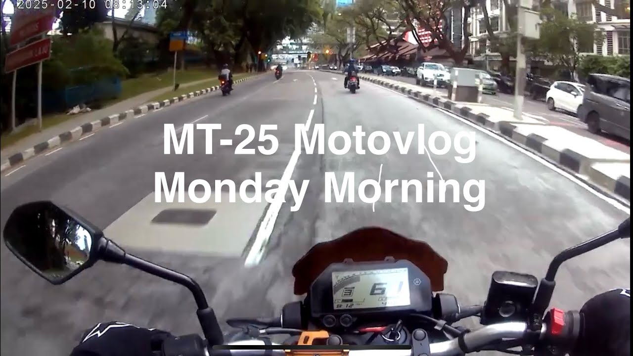 Yamaha MT-25 Motovlog: Monday Morning