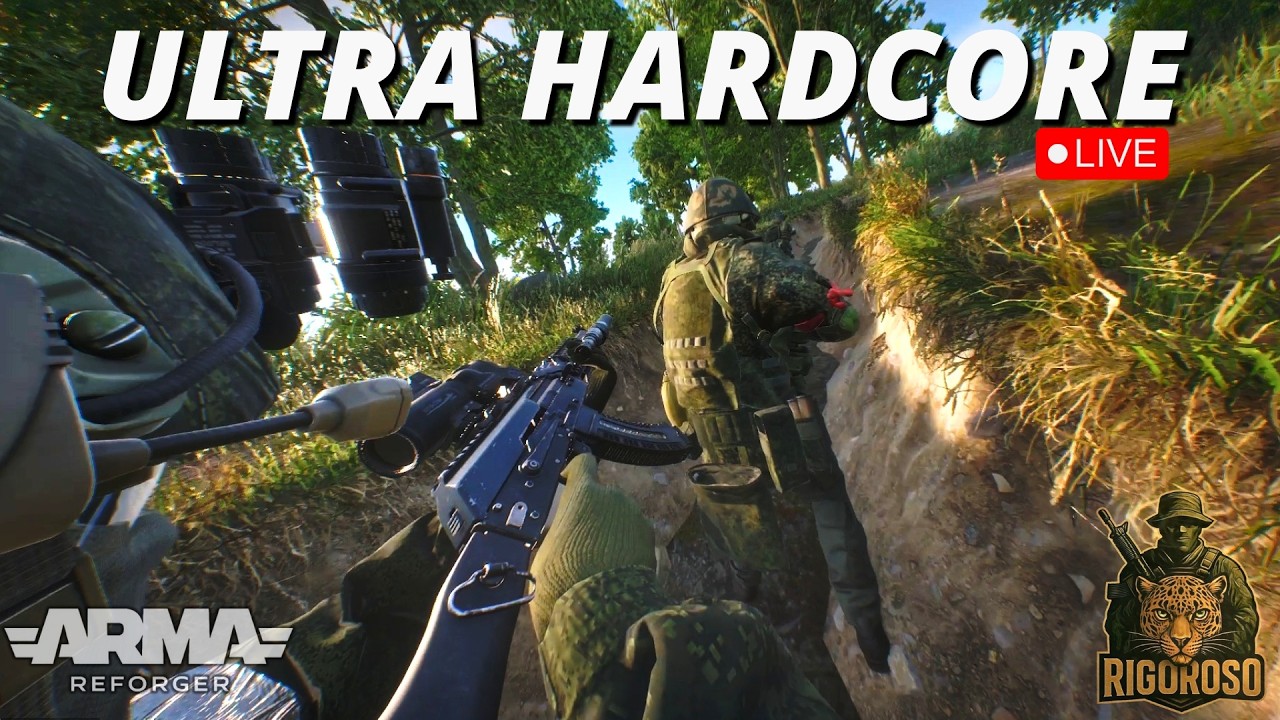 Isso é o Combate Moderno Hoje | AO VIVO + SORTEIO | Arma Reforger Hardcore