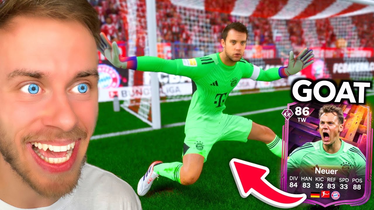 86er Manuel Neuer - aber das GLÜCKSRAD bestimmt sein Team! ⚽️🍀