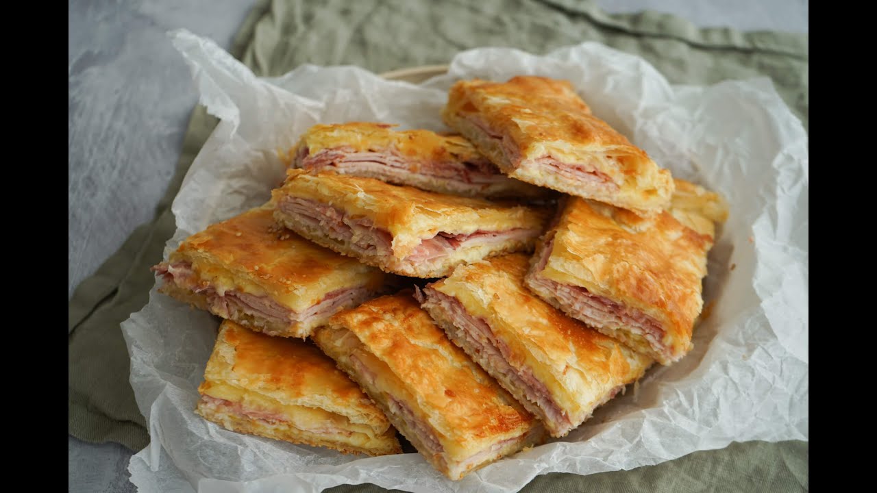 Ost Og Skinke Melts - Butterdejstoast