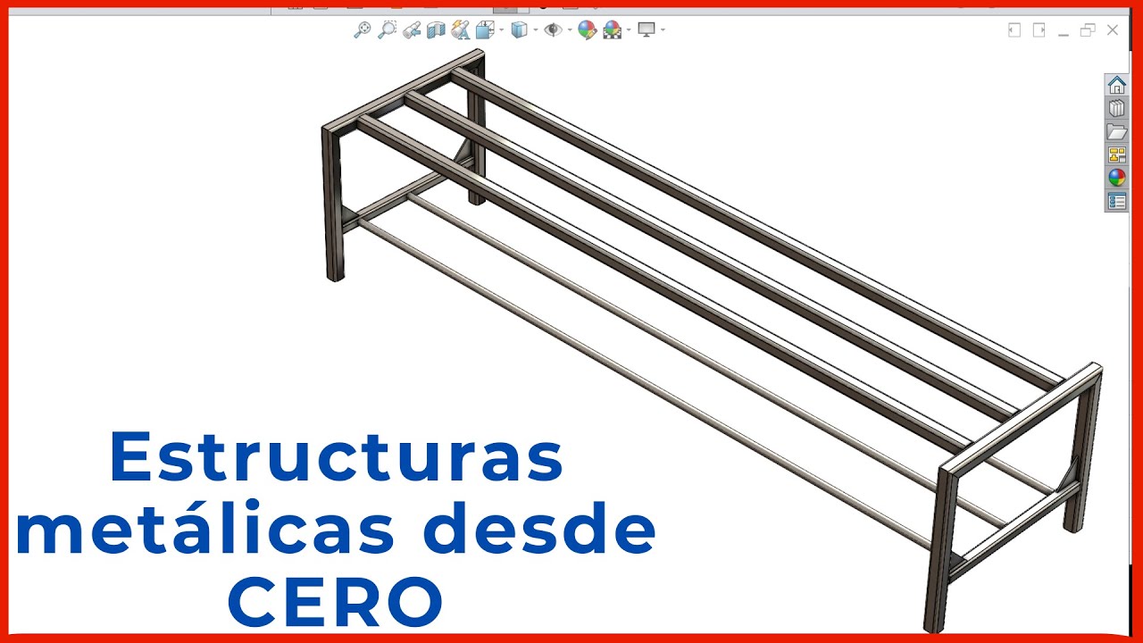 ✅ Cómo empezar con ESTRUCTURAS metálicas en SOLIDWORKS ► DESDE CERO◄