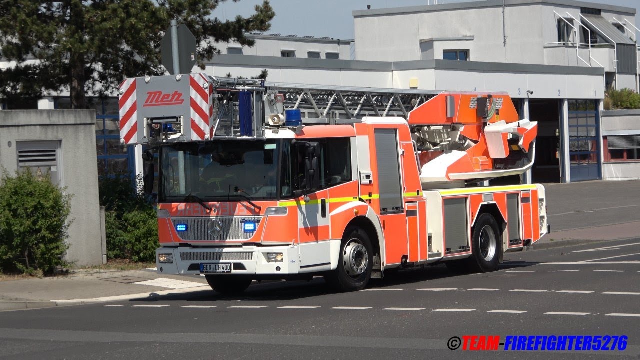 [Leih-DLK - F2Y schwarzer Rauch aus Wohngebäude] Feuerwehr, Rettungsdienst & Polizei in Neu-Isenburg
