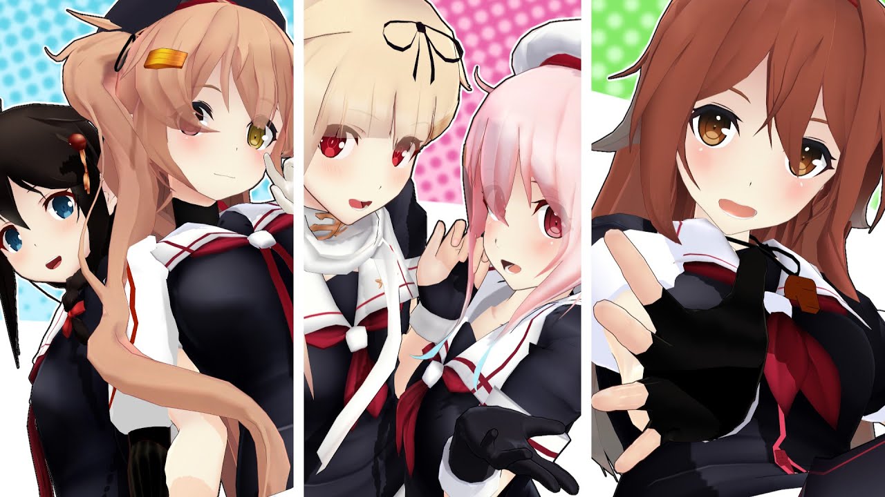 【MMD艦これ】白露型姉妹でおねがいダーリン