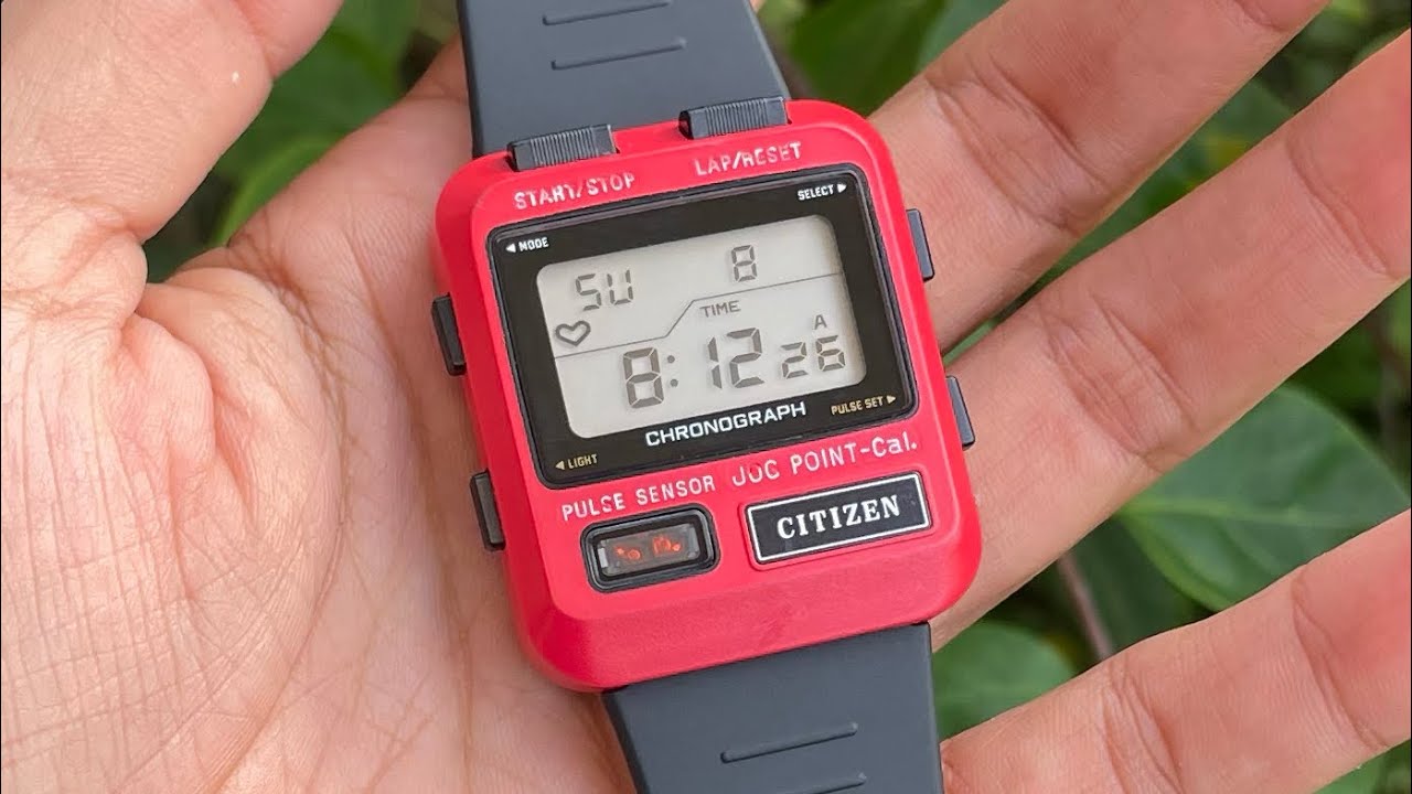 Review Super Rare Red Citizen Pulse GM-4-S ❗️Lucky i got this watch 😍