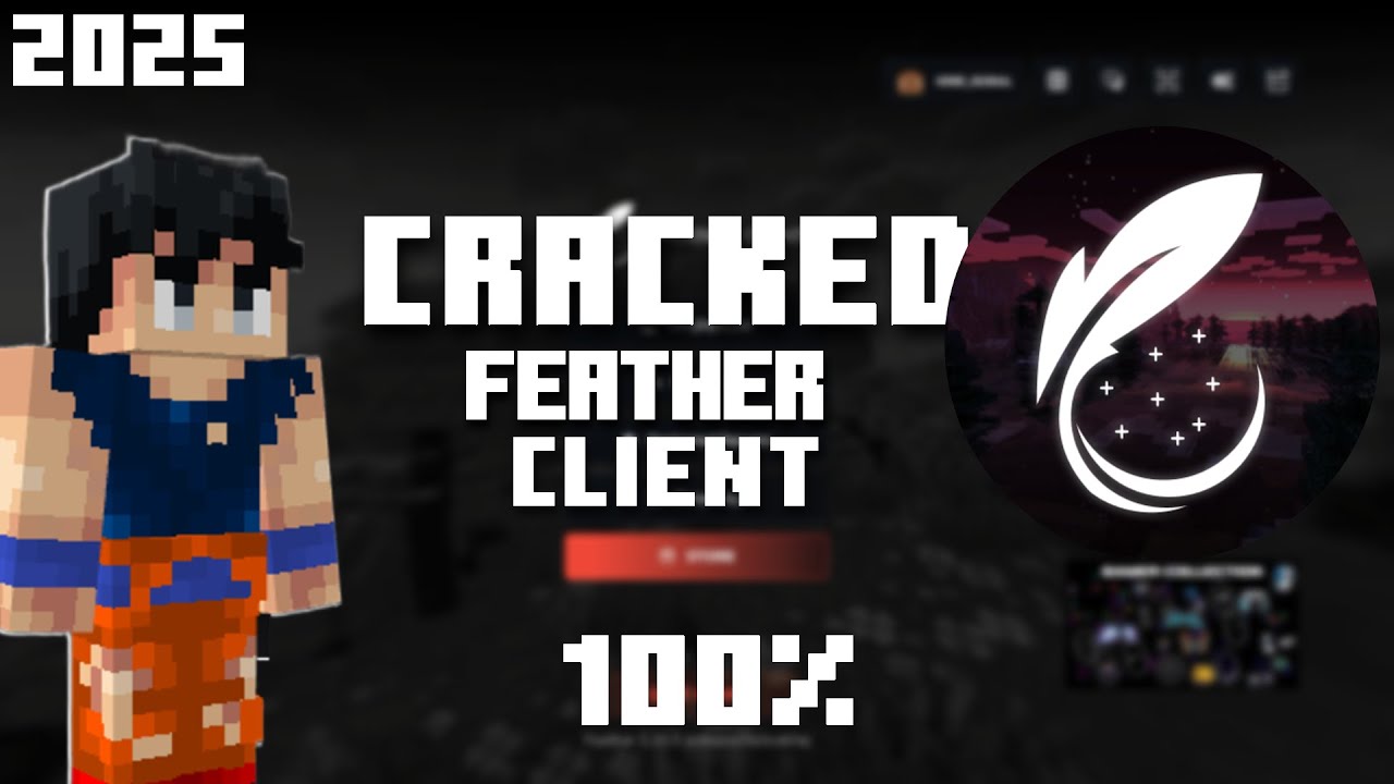 How to play CRACKED Feather Client on Minecraft Java In 2025 - FREE Feather (Every Versions & New)