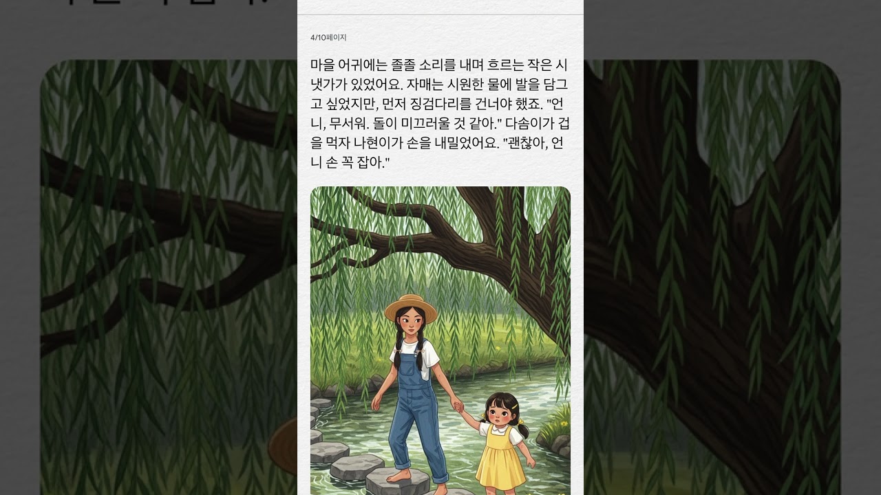 [읽어주는 동화책] 시골마을의 비밀선물 (나현이와 다솜이의 모험)