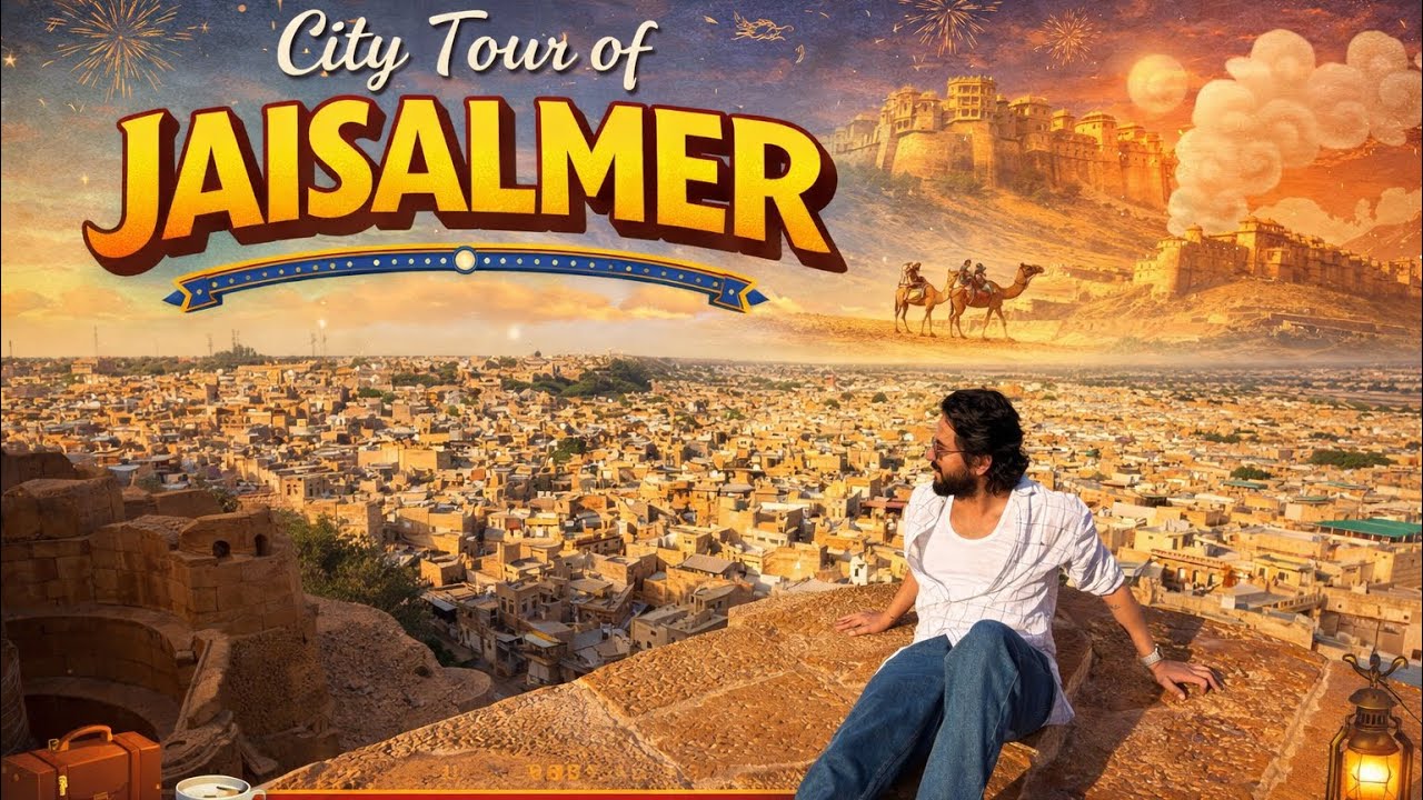 🚆 Delhi to Jaisalmer by Train – Day 1 | Exploring the City of Jaisalmer 🏜️✨