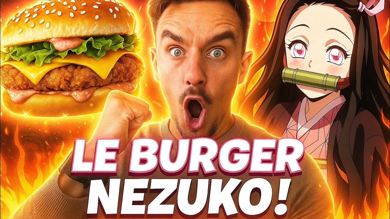 JE TEST LE NOUVEAU BURGER KFC X D&Eacute;MON SLAYER 