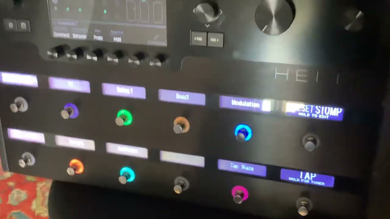 Early beta testing of the W-Air MIDI app using Helix Floor&rsquo;s snapshots to drive WAZA & Katana Air