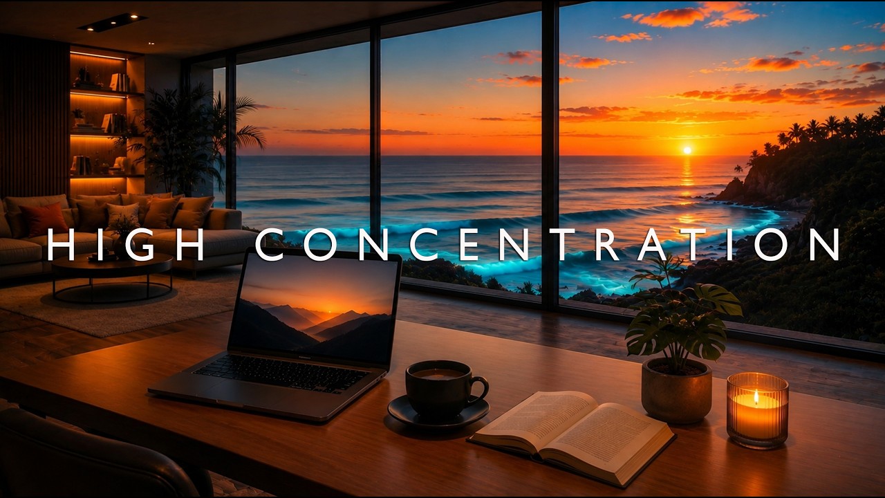 Calm Work Music | High Concentration Music for Studying, Focus & Productivity