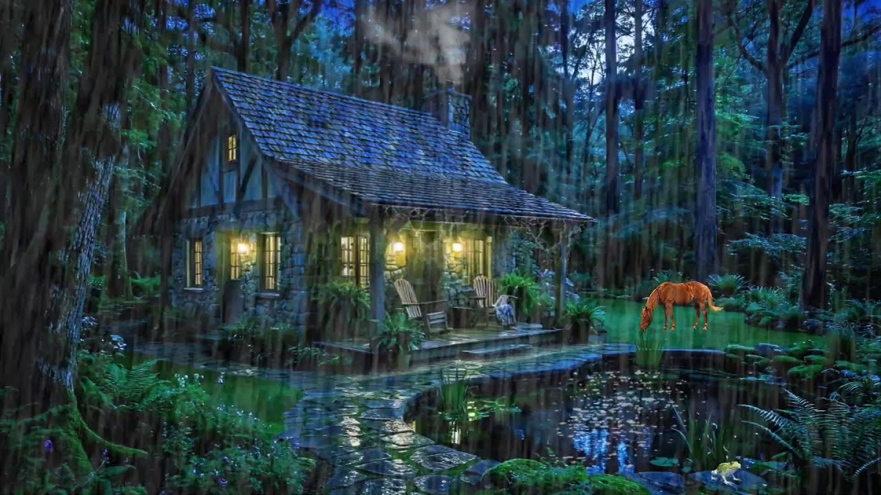 Deep Sleep Starts Now 🪵🌧️ Cozy Cabin Rain | Fall Asleep Fast Tonight