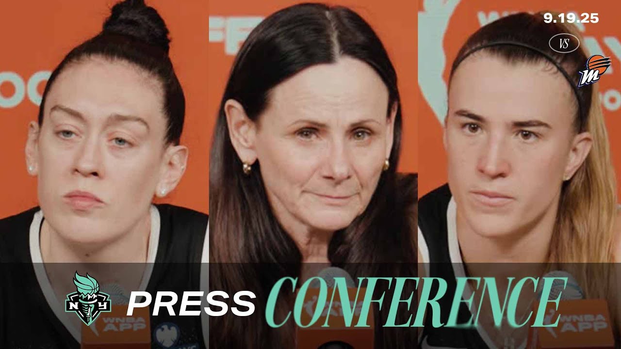 Breanna Stewart, Sabrina Ionescu & Coach Sandy Brondello | Post Game Press Conference | Sept 19 2025