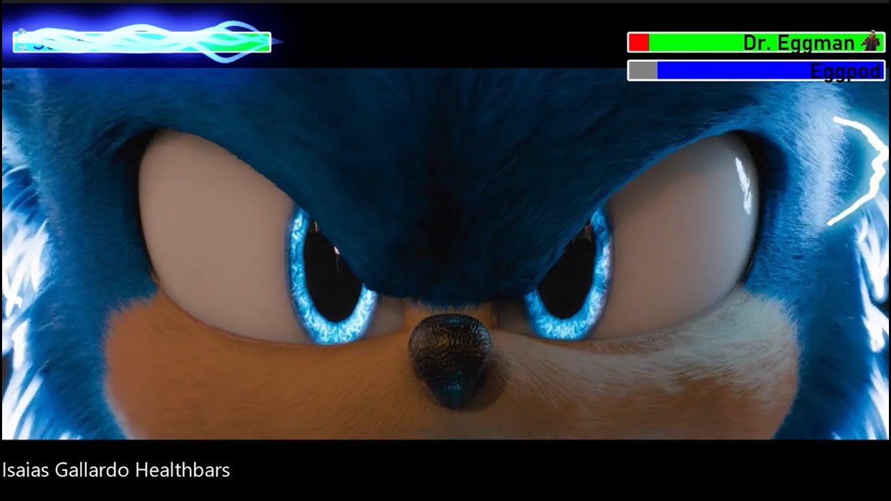 Sonic the Hedgehog (2020) Final Battle with healthbars 2/2