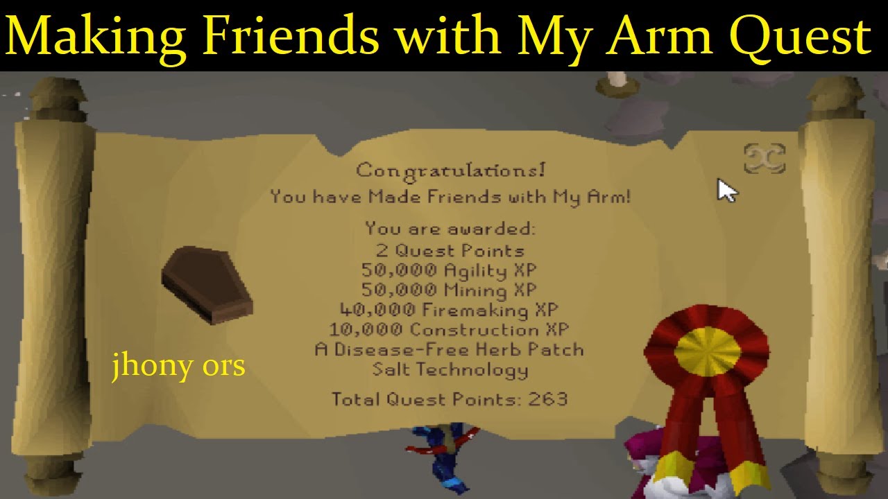 Making Friends with My Arm  Quest OSRS 2025