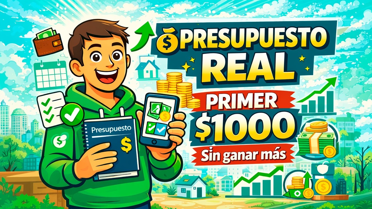 PRESUPUESTO REAL 💰 Haz ESTO cada SEMANA y alcanza tu PRIMER $1000 (Sin ganar más)