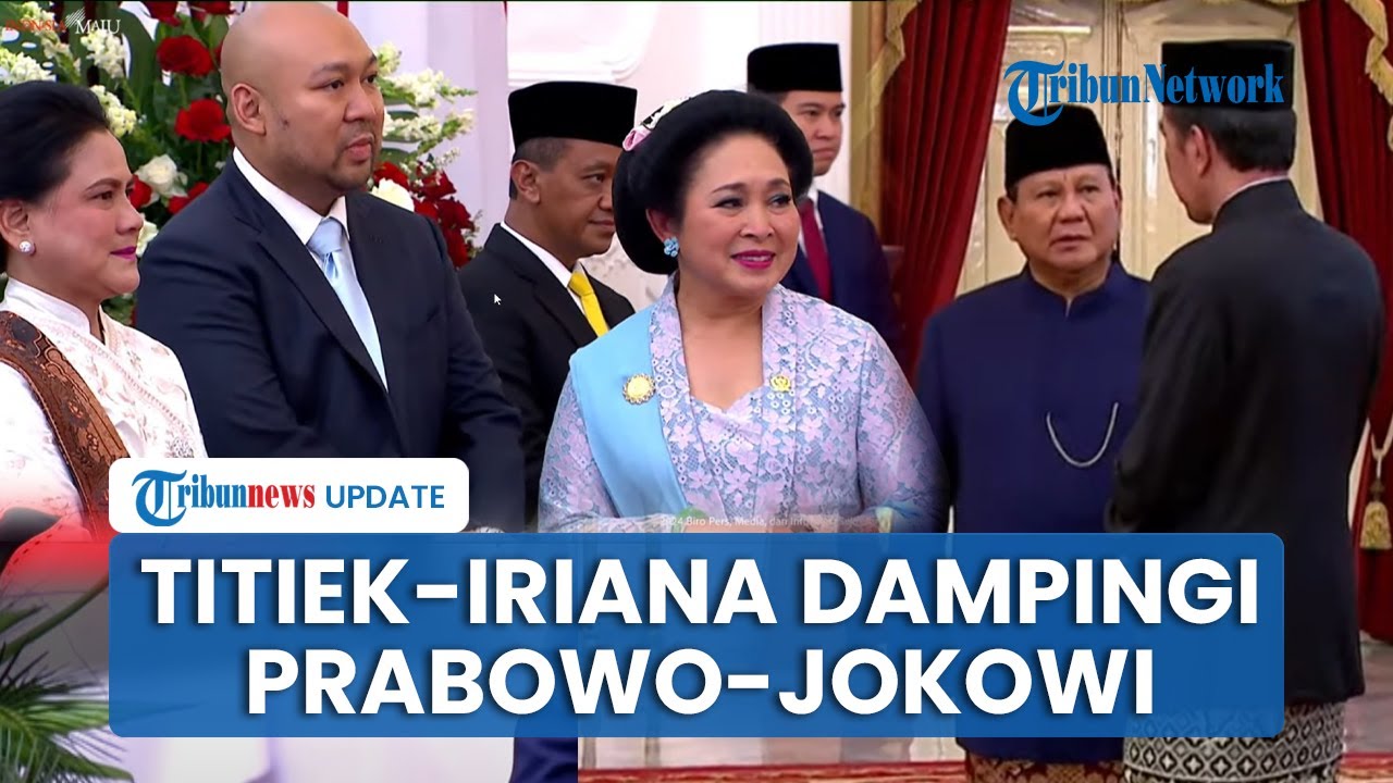 Momen Titiek Soeharto Dampingi Prabowo Pindah ke Istana Negara, Berbincang Akrab dengan Iriana