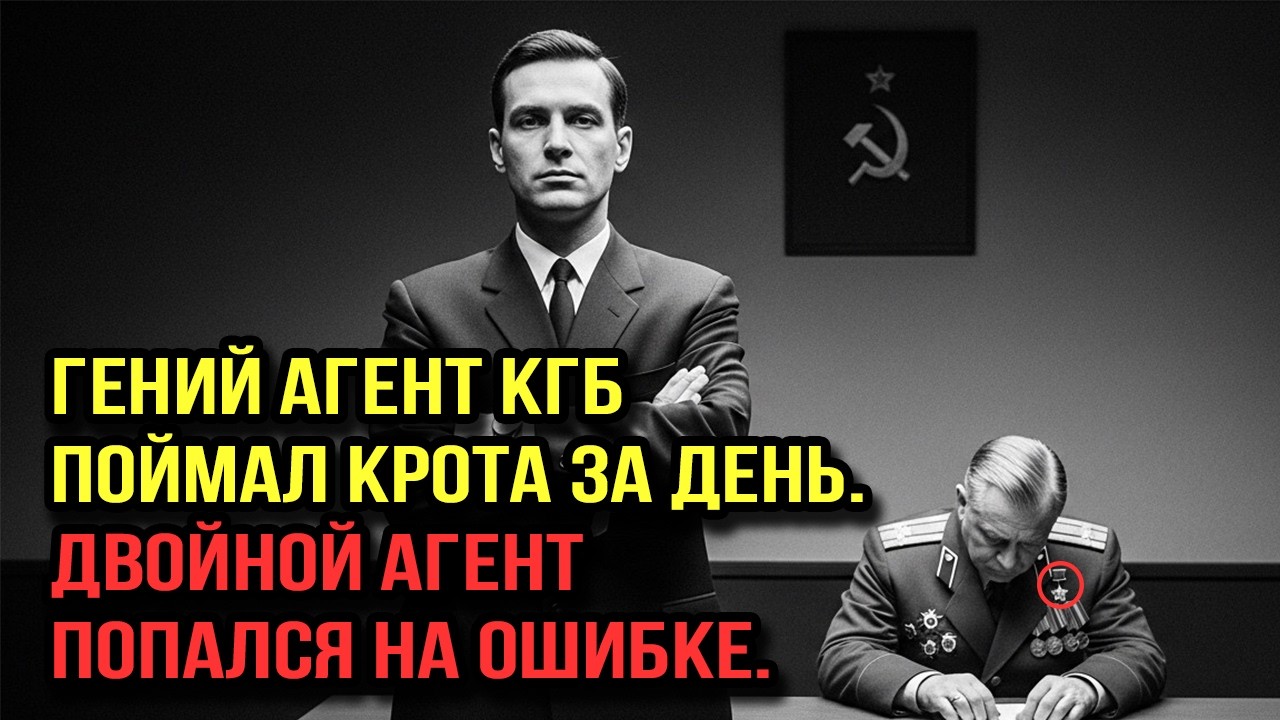 ГЕНИЙ агент КГБ Поймал КРОТА за день. Двойной Агент попался на ошибке.