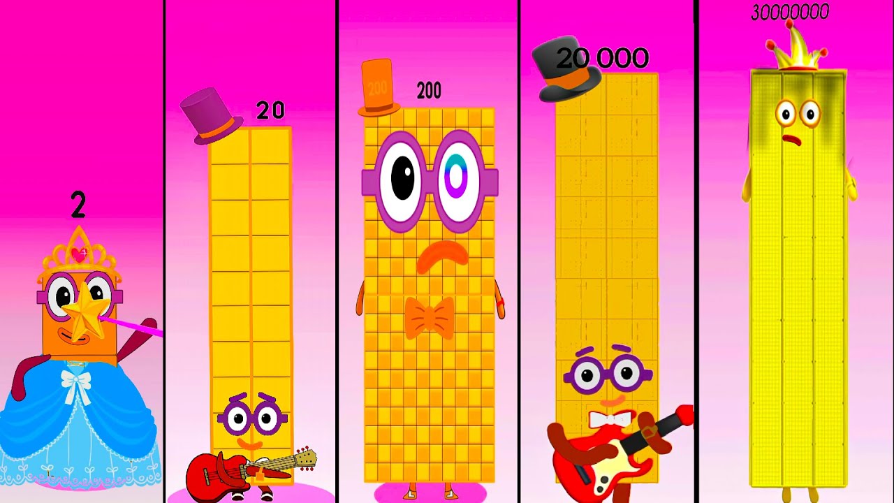 Sprunki OC ALL Numberblocks 02 - 20M | Compilation Incredibox #sprunki #numberblock