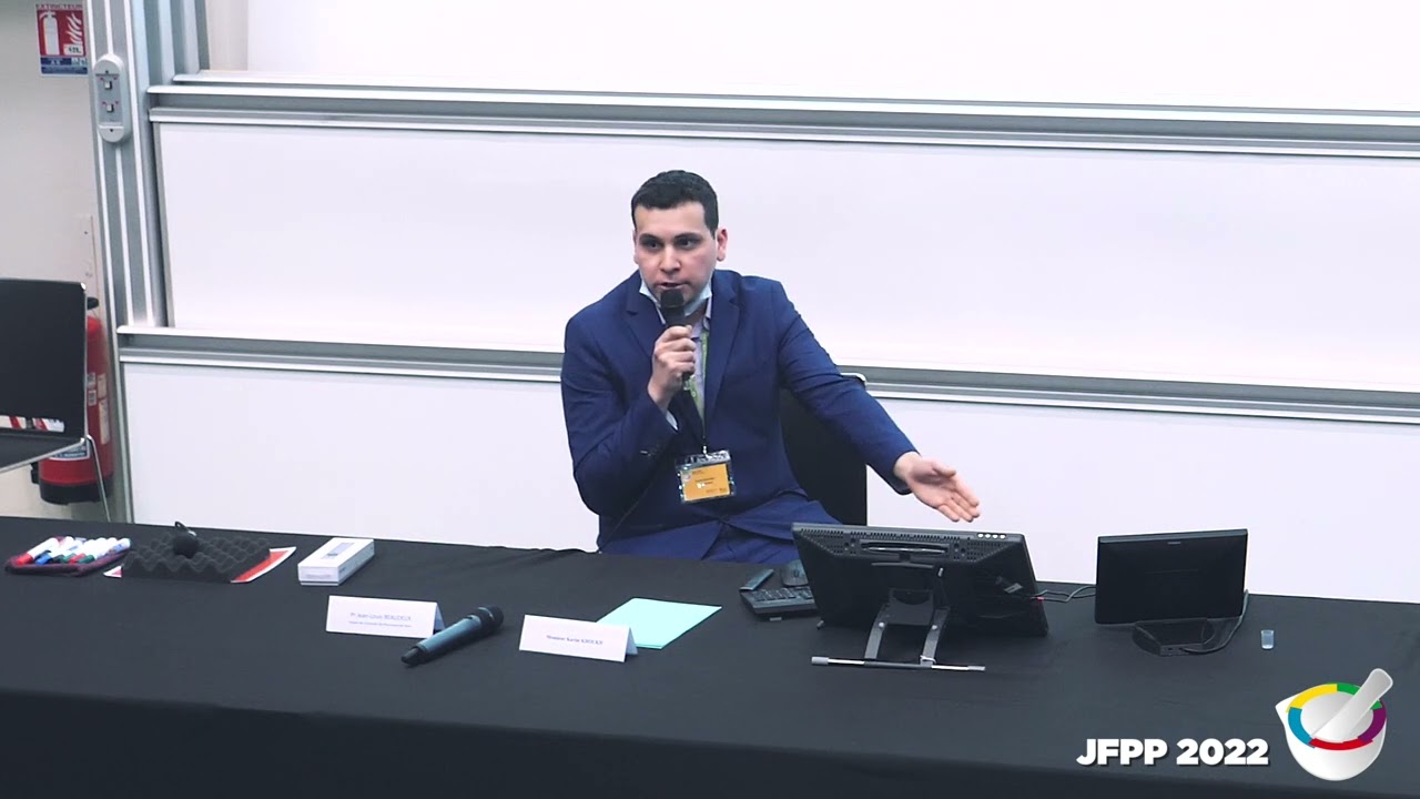 Conférence du Dr Karim Khoukh, pharmacien aux JFPP sur l'HPLC.