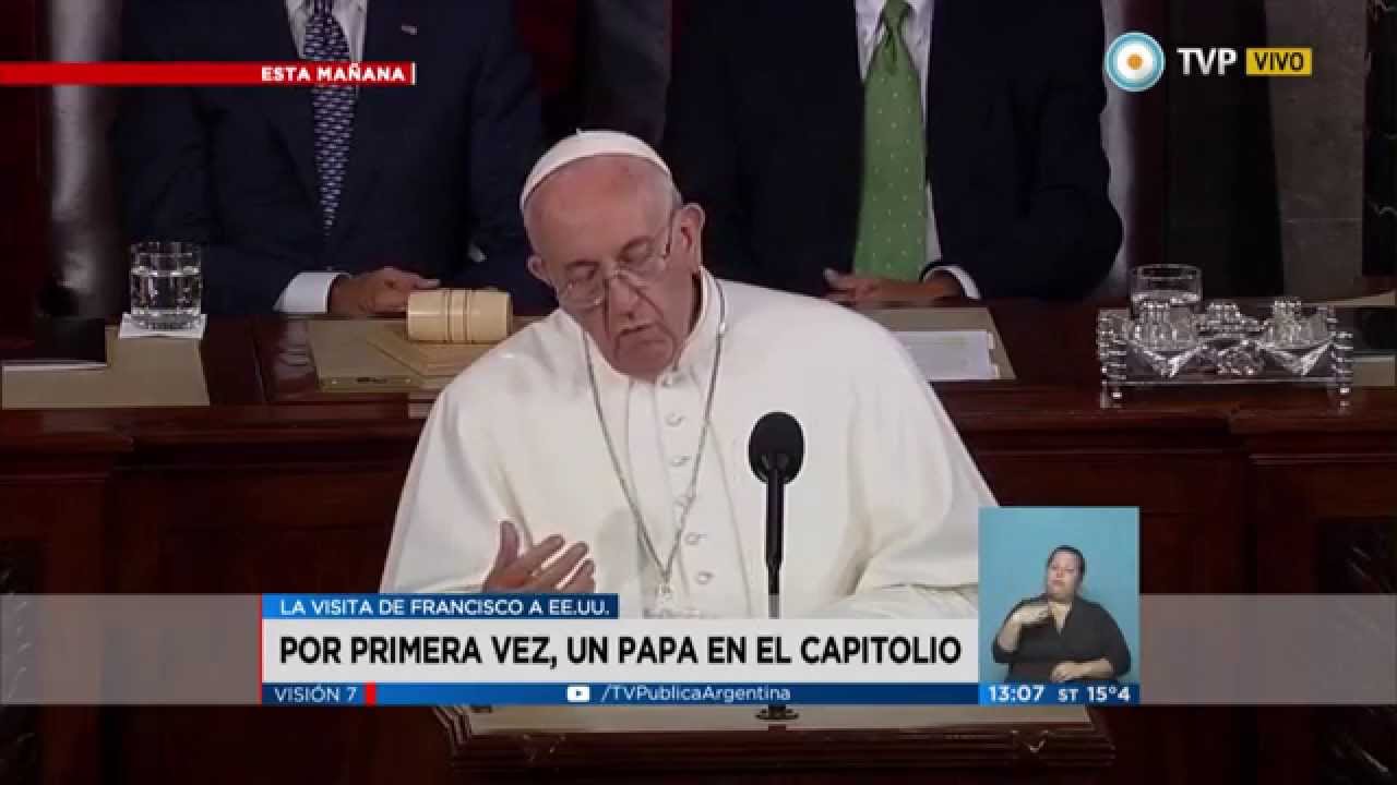 Visión 7 - Francisco llega a Nueva York, mañana habla en la ONU