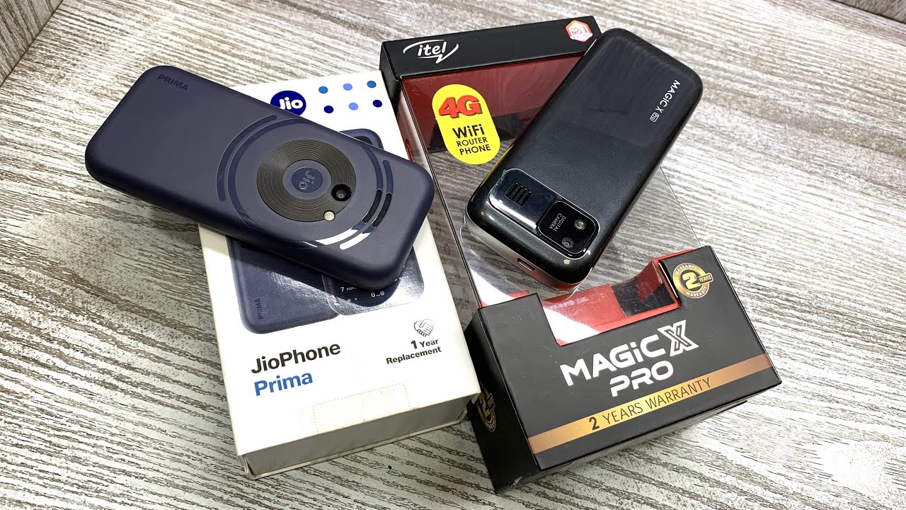 Jio Phone Prima 4G vs Itel Magic X Pro 4G - Best Budget Keypad Phone ?