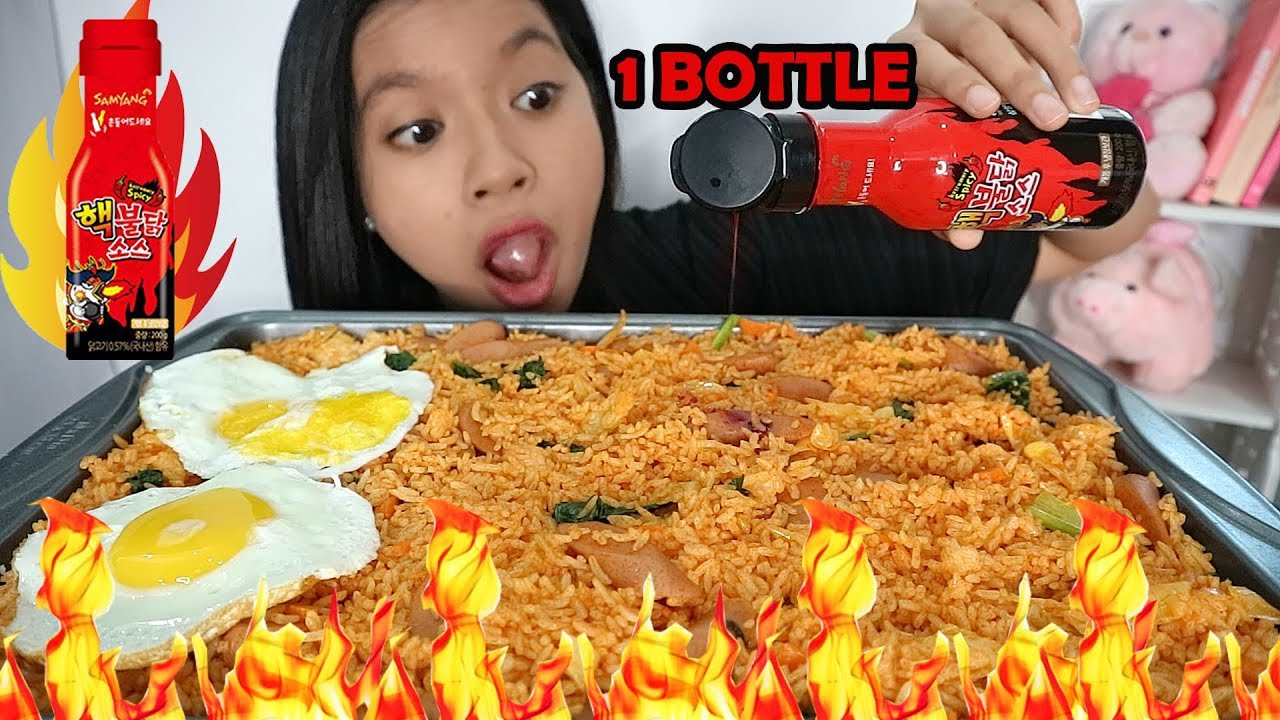 MUKBANG NASI GORENG SAMYANG NUCLEAR 1 BOTOL (EXTREMELY SPICY)