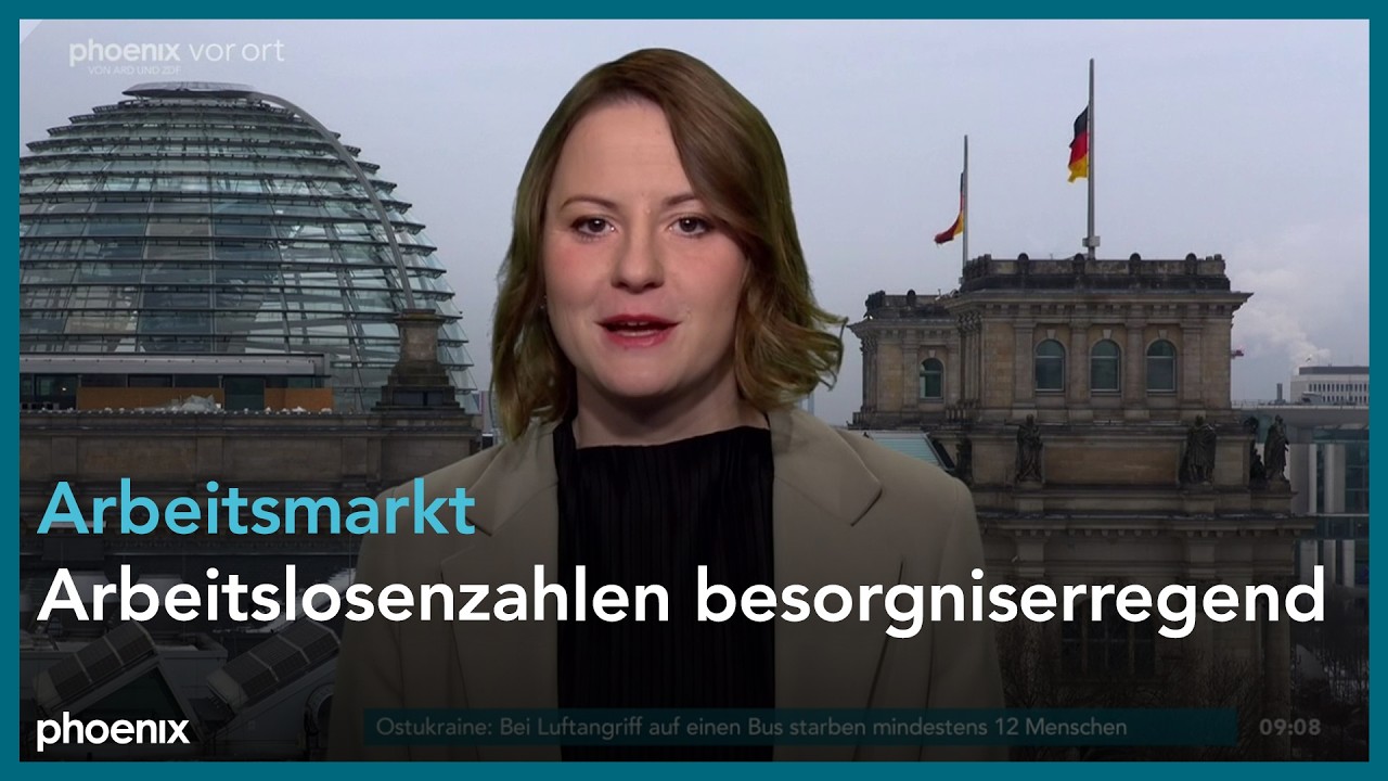 phoenix tagesgespräch zum Arbeitsmarkt mit Annika Klose am 02.02.26