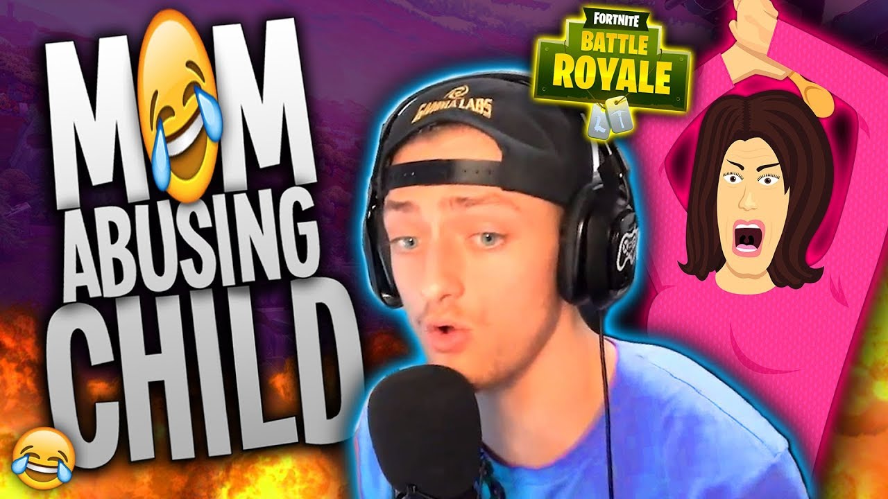 Mom Abusing Child on FORTNITE! (Hilarious Mom Voice Impression Reactions!)