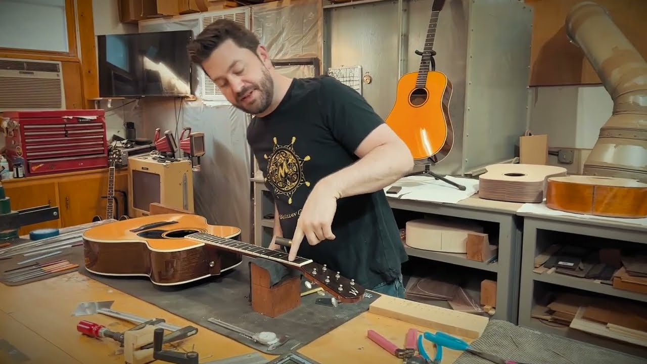 How to Refret an Acoustic Guitar with Marty MacMillan