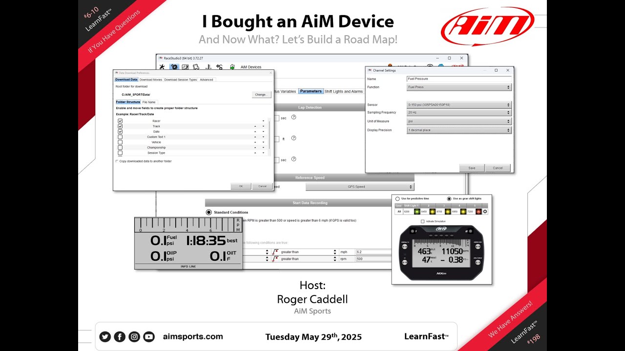 6-10 - I Bought an AiM Device and Now What? With AiM Sports Roger Caddell - 5/27/2025