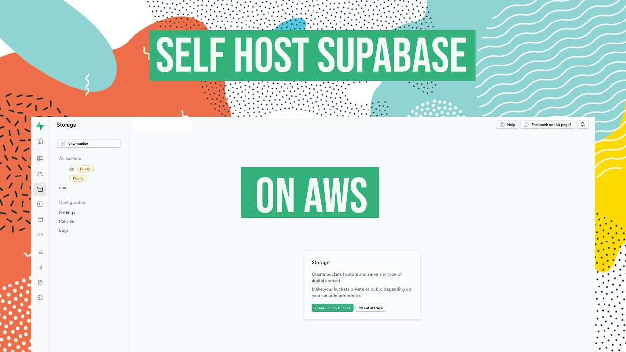 Self hosting Supabase and Supabase Storage on AWS #aws #supabase