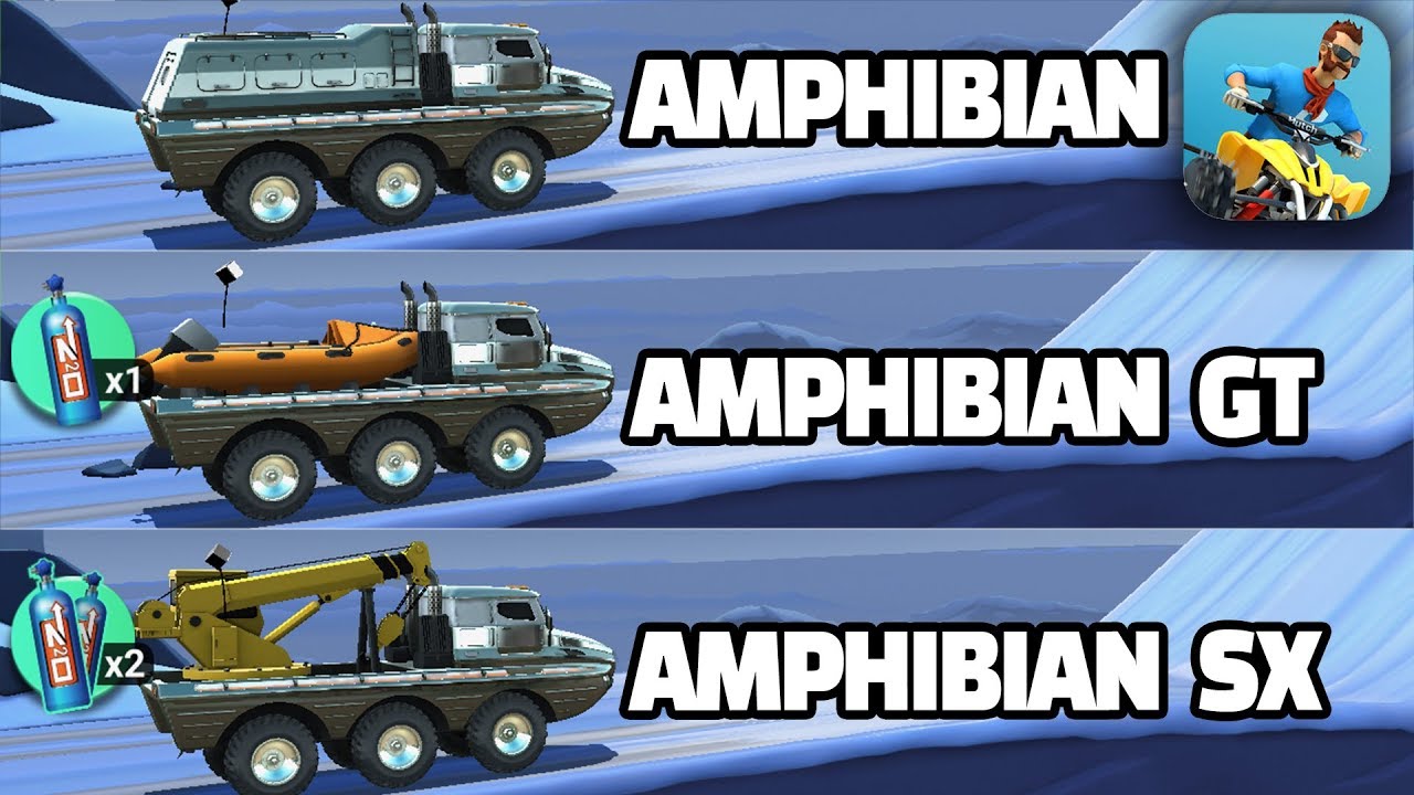 MMX Hill Dash 2 - AMPHIBIAN VS AMPHIBIAN GT VS AMPHIBIAN SX