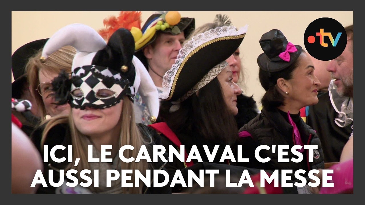 Dans cette ville, le carnaval c'est aussi et surtout pendant la messe