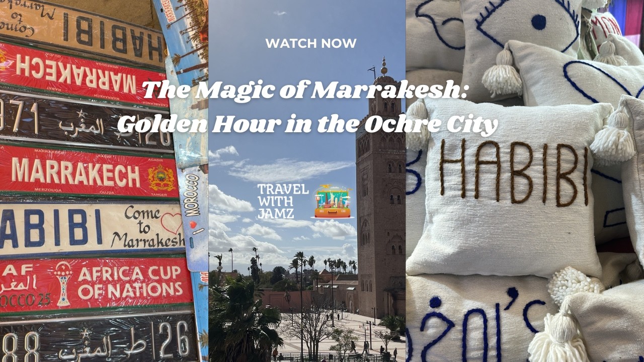 The Magic of Marrakesh: Golden Hour in the Ochre City ✨🇲🇦