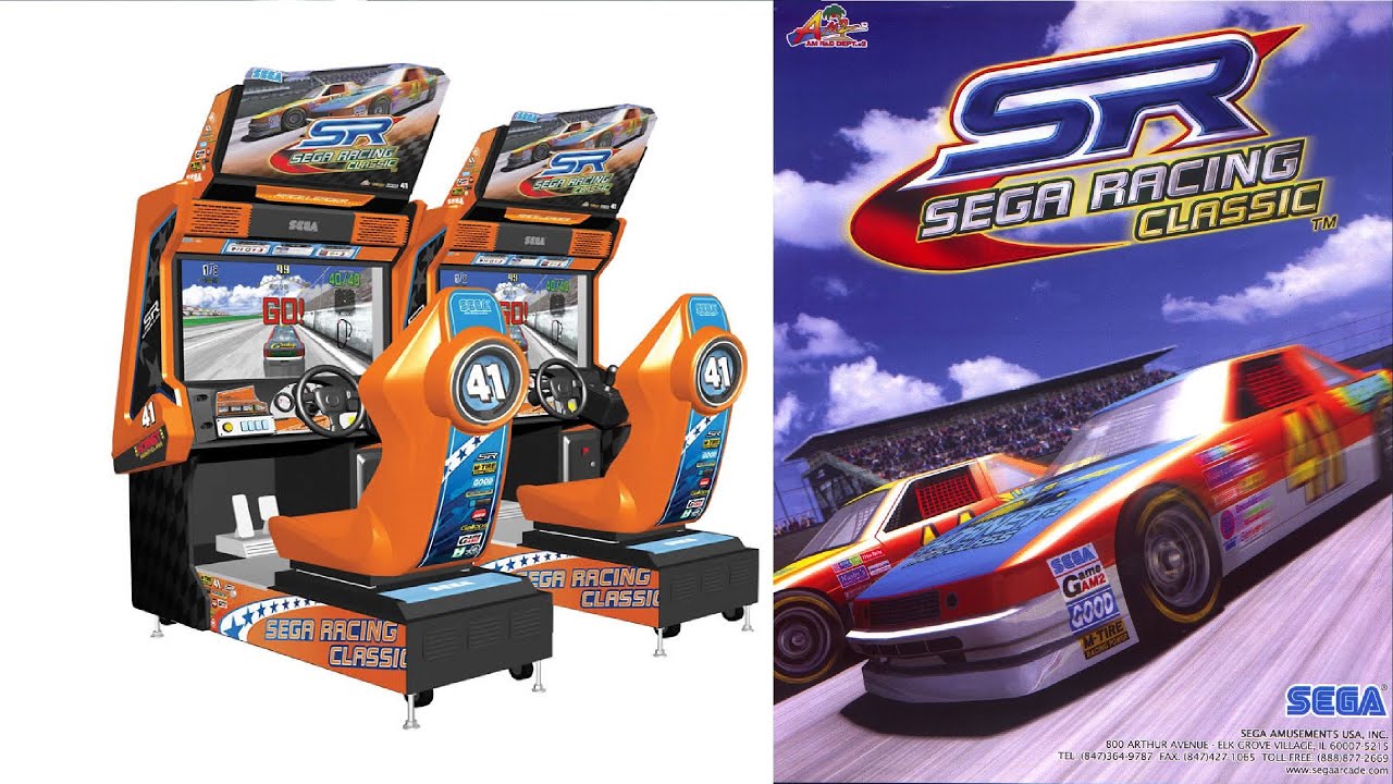 Sega Racing Classic (Arcade) - All Tracks - Longplay