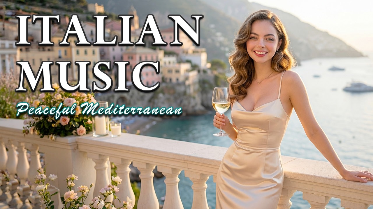 🎶 Итальянская атмосфера и средиземноморская музыка 🎶 2+ часа Комо 4K