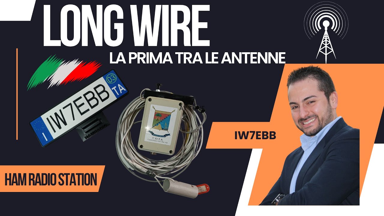 RADIOAMATORI-Long Wire la prima antenna radio #radioamatori#antenna #scienze#technology#hamradio