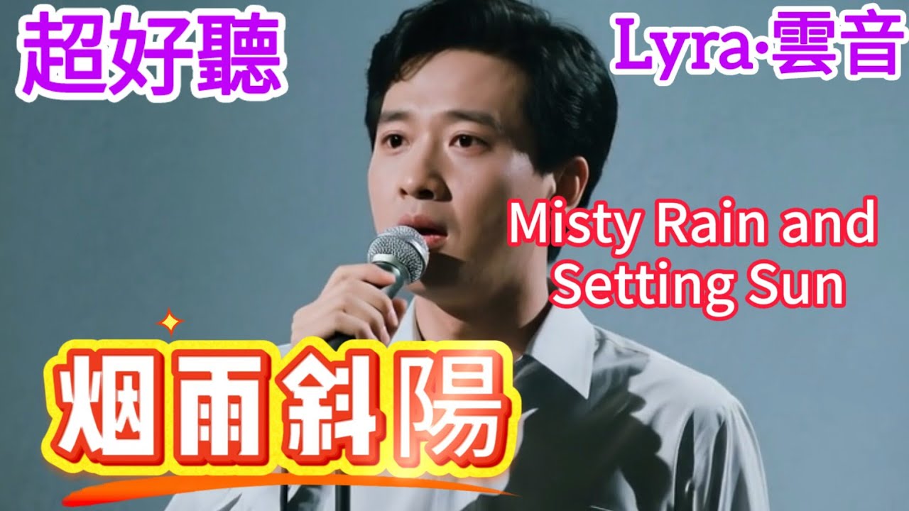 Lyra·雲音 翻唱 超好聽 |《煙雨斜陽》| 原唱:江蕾 | 懷舊經典 | 男聲版 |一陣煙雨，你來自何方|Beautiful | 