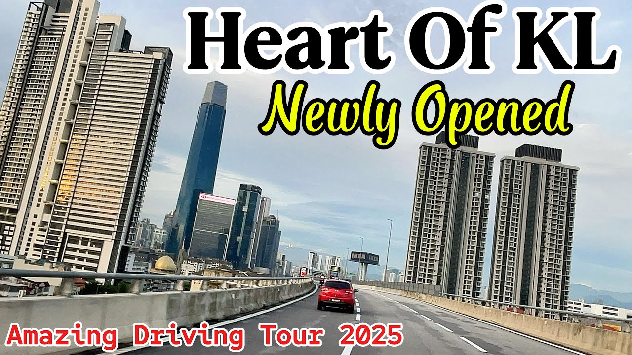 SPE- Heart Of KL Most Beautiful And Modern Highway In Malaysia 🇲🇾 Amazing Driving Tour 2025 😱🔥♥️