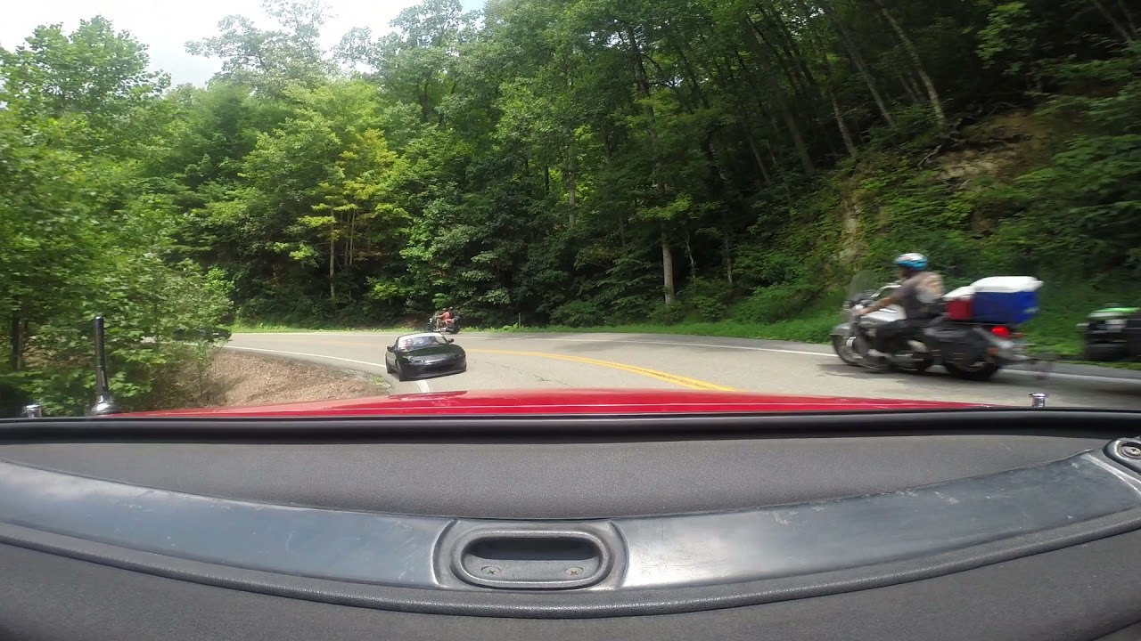 Spirited Miata mountain run