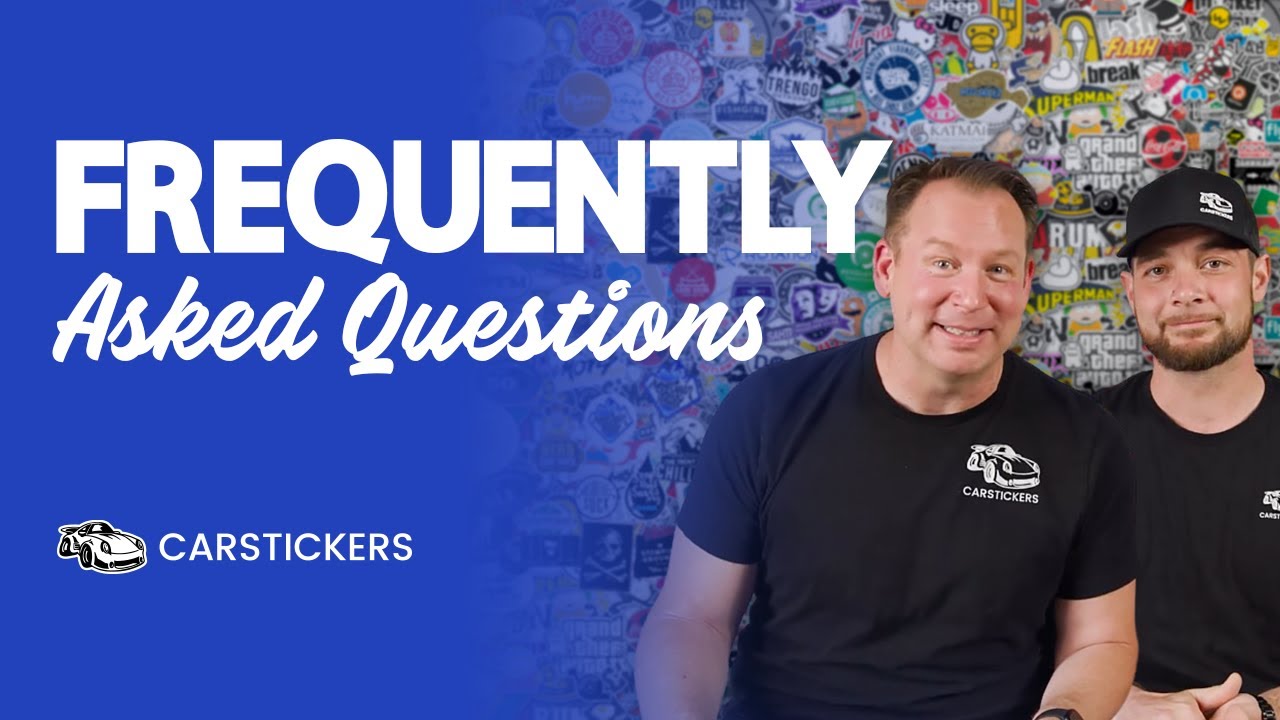 Frequently Asked Questions about Stickers from CarStickers.com