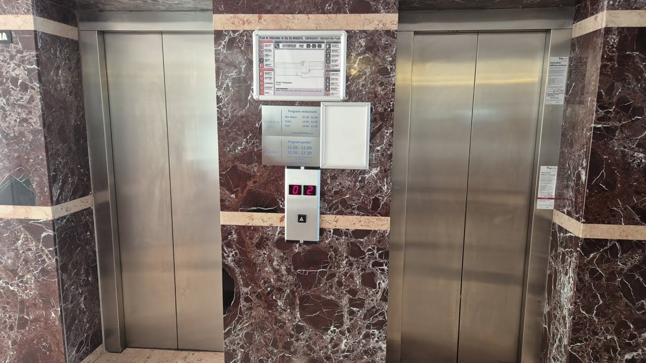 2x 2009 Mate Logistic traction elevator @ Hotel Safir****, Mangalia, Romania