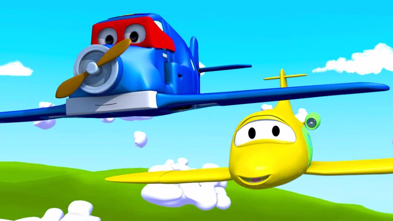 Carl der Super Truck und das Flugzeug in Car City| Auto und Lastwagen Bau Cartoons (f&uuml;r Kinder)