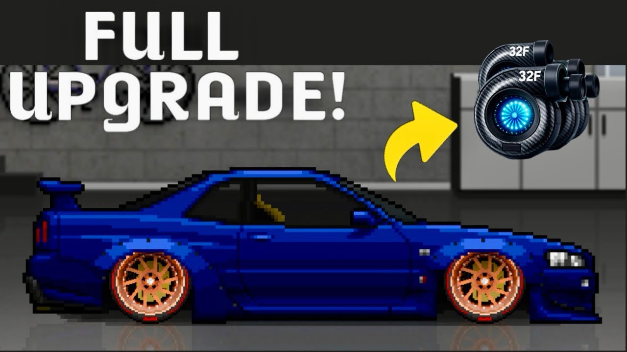 Nissan GT-R R34 Skyline | Pixel Car Racer | Gameplay | Tuuruu | Part 57 |