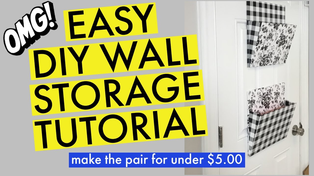 CRAFT ROOM WALL STORAGE IDEA! Make Your Own Wall Storage ON THE CHEAP!! Holds 12x12 Too!